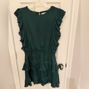 The Impeccable Pig Forest Green Dress
